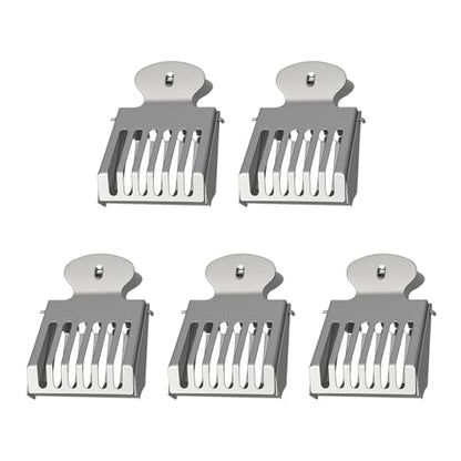 5 PCS Stainless Steel Queen Bee Cage Catcher Clip, Durable Beekeeping Tool for Safe Hive Management, Essential Beekeeper Supplies for Apiculture