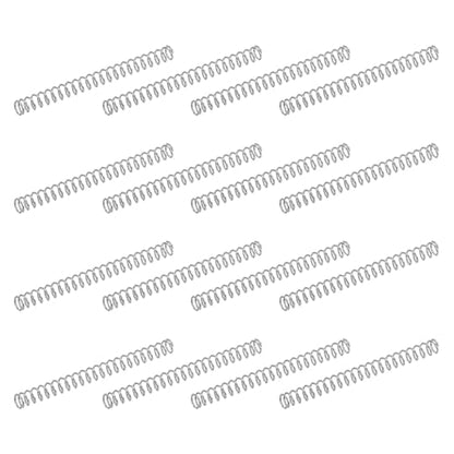 uxcell 50Pcs 304 Stainless Steel Compression Springs, 0.3mm x 3mm x 35mm Small & Tiny Pen Spring for Home Repair & DIY, Workshop & Industrial Use, (Silver Tone) - size: 3mmx35mm