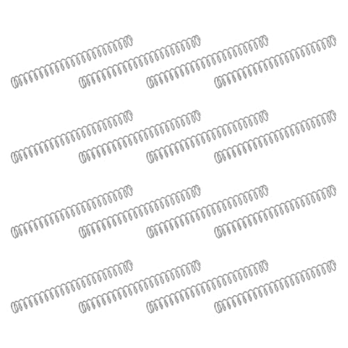 uxcell 50Pcs 304 Stainless Steel Compression Springs, 0.3mm x 3mm x 35mm Small & Tiny Pen Spring for Home Repair & DIY, Workshop & Industrial Use, (Silver Tone) - size: 3mmx35mm