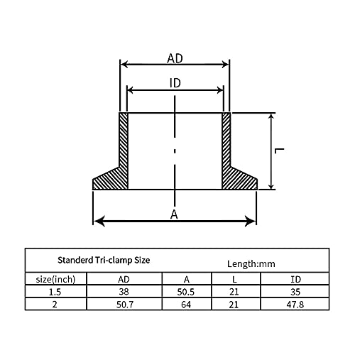 New Tubular distillation tower with sight glass copper mesh 1.5'' 2'' domestic brewing equipment moonshine distiller (2'')