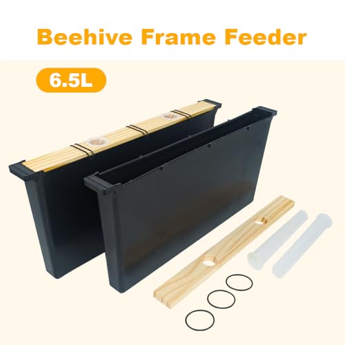 4 Pack 6.5L Bee Feeder, Bee Hive Feeder, Beehive Frame Feeder, Deep Frame Water Feeder for Beekeeping Feeding Equipment Bee Tools Beehive Supplies - size: 4PCS 6.5L