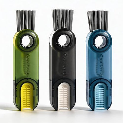 3 in 1 Cup Lid Cleaning Brush Set - Multifunctional Cup Cleaning Brushes, Water Bottle Brushes for Cleaning, Home Kitchen Crevices Cleaning Brush (3 Packs)