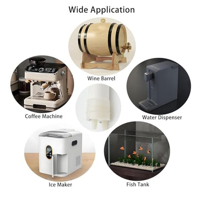 Electric Wine Siphon Pump, Portable Beer Transfer Pump, USB Food Grade Auto Siphon Self Priming Pump for Bottling Home Brew Wine,Beer,Mead,Water Beverages and Kombucha Low Noise, 2LPM No Mess Leak - color: White