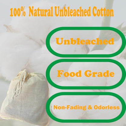 Nut Milk Bag,Cheese Cloths Bag for Straining,Unbleached Cotton Reusable Ultra-dense Cheesecloth Strainer Bag for Juicing Almond Oat Soy Milk Yogurt Butter Wine Cooking Jelly Turkey(3 pc,12"x 12")