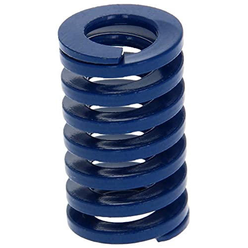 Heyiarbeit 18mm OD 9mm ID 30mm Long Spring Steel Spiral Stamping Light Load Compression Mould Die Spring for 3D Printer Blue 2Pcs - color: Blue, size: TL-18-9-30