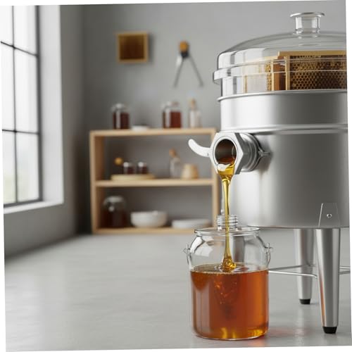Honey Gate, Stainless Steel Honey Gate Valve for Extractor - 304 Extractor Valve with Leak-Proof Seal for Precise Control, Beekeeping Tool