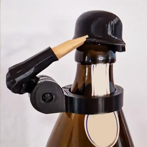 Soldier Salutes Beer Bottle Caps Helmets Efficient Decorative Designs for Party Veterans Enthusiasts