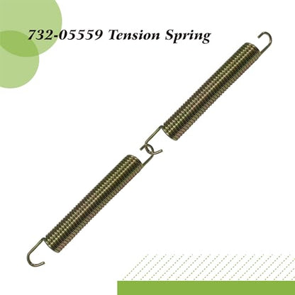 2 Pcs 732-05559 Tension Spring for Murray Troy-Bilt Yard | 0.75 Dia, 5.87 Z Force, Replacement Models: Mustang XP, ZT, ZHD 50, 42, ZS6700, ZS6500, Z8600, 732-05388