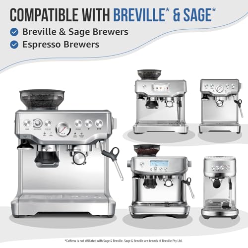 Breville Compatible Cleaning Tablets. 10x 1.4G Espresso Machine Cleaning Tablets. Breville Accessories, Cleans Portafilter & Internal Inaccessible Areas. Coffee Cleaner, All Breville & Sage Machines.