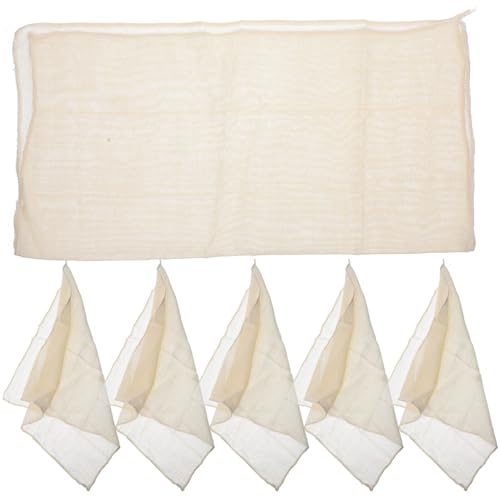 Housoutil 6pcs Cheesecloth for Straining, Tofu Press Cloth 100% Pure Cotton Reusable Cheese Cloth Fabric, Unbleached Ultra Fine Fabric