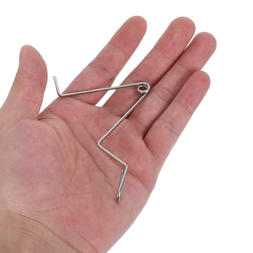 DOITOOL 10pcs Stainless Steel Beehive Box Connector Wire Clips for Langstroth Hive Rustproof Hive Lid Clamp with Adjustable Layout Secure Fastener for Nuc Box Beekeeping Supplies
