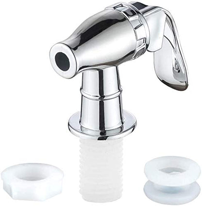 Silver Beverage Dispenser Replacement Spigot, Push Style Spigot for Beverage Dispenser Carafe, Water Dispenser Replacement Faucet By VitaLifePower(4 PACK) - color: Silver, size: 4