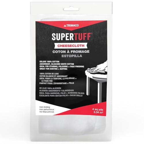 36-Pack of 4 Sq. yds Trimaco 10303 SuperTuff Cotton Cheesecloth Wiping Fabric - size: 4 Yds
