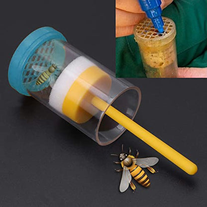 Marking Kit Queen Bee Marking Pen Set Beekeeping Marker Bottle Catcher Bee Queen Beekeeper Supplies