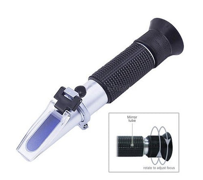 Hand Held Alcohol Refractometer Wine Oe Beer Brewing Refractometer Rhw-25baume ATC