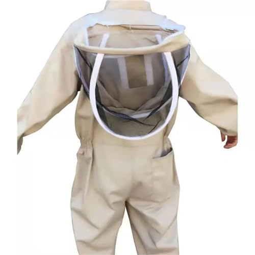 Beekeeping Suit Professional Protective Clothing Beekeeping Protective Equipment Apicultura Clothes Beekeeper Costume Veil Hood Hat Anti-Bee (Protective Gloves XX)