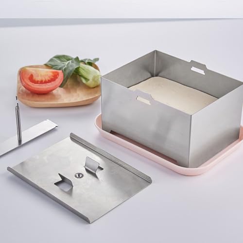 Paneer Maker Stainless Steel Pressure Adjustable Drainage Drip Tray | Cheese Mold With Drainage Washable, for Home, Kitchen, Cooking, Restaurant, Dining Room, Family, Camping