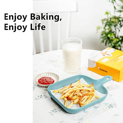 Katbite Hamburger Patty Paper 1000Pcs, 5.5"x5.5" Non Stick Parchment Paper Squares Sheets for Patty Seperate, Burger Press, Ground Beef, Freezing or Candy Wrappers, Use for Oven, Microwave or Freezer - size: 5.5"x5.5"-1000