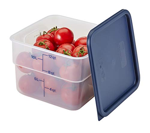 Cambro 12SFSPP190 12 qt Polypropylene Food Storage Container - CamSquare® Case of 6 - size: 12 QT