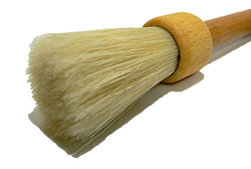Pastry Brush – Natural Boar Bristle & Wooden Handle – Baking Brush for Egg Wash, Butter, Glaze & BBQ – Made in Germany