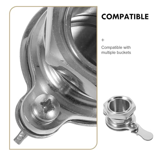 Stainless Steel Honey Gate Tap for Bucket Beekeeping Equipment Honey Dispensing Valve Accessory for Hive Harvesting and Bottling