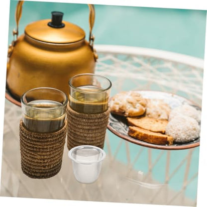 Loose Leaf Tea Strainer 8 Pack Stainless Steel Tea Infuser Strainer Mesh Replacement - size: 6.00X6.00X5.00CM