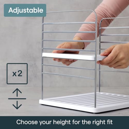 YouCopia UpSpace Cabinet Box Organizer Large, Adjustable Foil Wrap Shelf - size: Large Premium