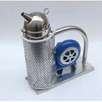 Bee Cellular Smoker,Bee Beekeeper Equipment Tools,Stainless Steel Smoker with Heat Shield Hand,Blower Kit Beekeeping Equipment