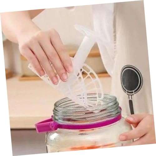2pcs Pickle Press Tool Set Glass Fermentation Weights for Pickling Vegetables Practical Pickle Jar Pressing Helper for Sauerkraut and Kimchi