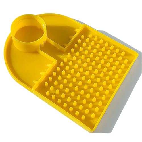 Beekeeping Feeder Water Feeding 40pcs Bees Water Feeder Entrance in Beehive Feeding Internal Mineral Bottle Adaptor Anti Drowning Beekeeping Supplies