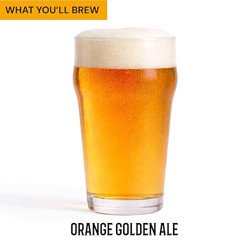 Craft a Brew - Beer Recipe Kit - Orange Golden Beer - Home Brewing Ingredient Refill - Beer Making Supplies - Includes Hops, Yeast, Malts, Extracts - 5 Gallons - color: O.G. Orange Golden Beer