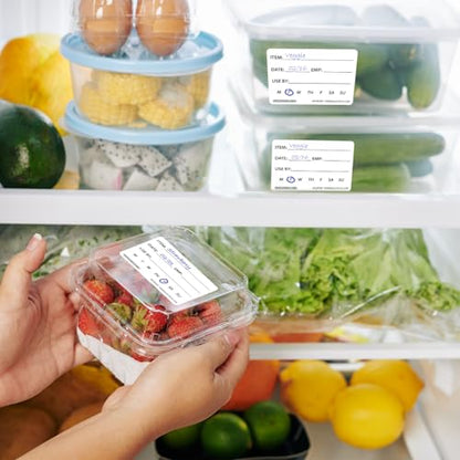 Dissolvable Food Labels, 2x3, Perfect for Commercial Kitchen, Restaurant, Catering Use, 250 Count