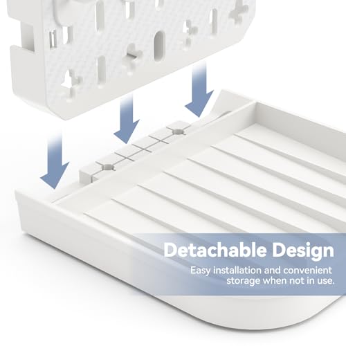 Baby Bottle Drying Rack Baby Bottle Holder Space Saving Bottle Dryer Rack Station Countertop Storage Organizer 12 Travel Bottle Drying Rack Vertical Breast Pump Part Plastic Bag Cup Dryer Tower White - color: White