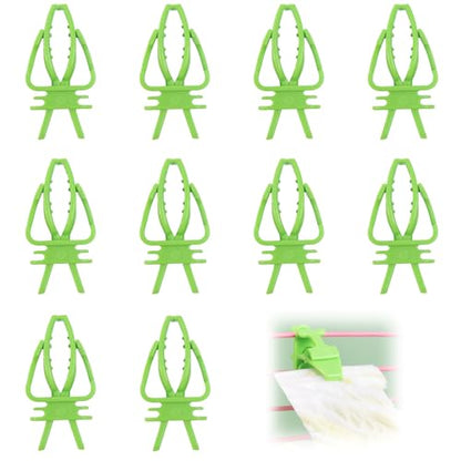 10-Pack Green Millet & Cuttlebone Holder, Bird Cage Accessories for Parakeet & Small Birds - color: Green