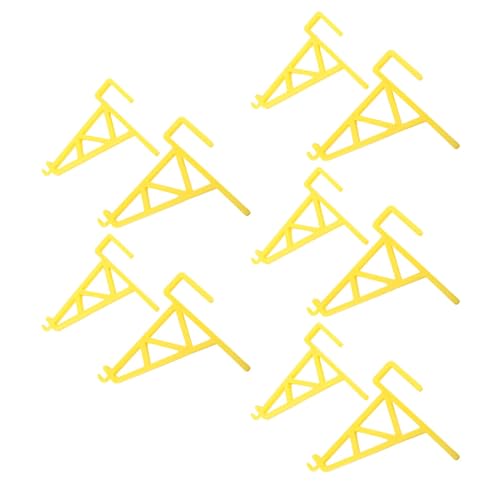 ANGGREK Beehive Frame Holder Grip, Beehive Inspection Bracket Lightweight Sturdy 10pcs for Honey Harvesting (Yellow) - color: Yellow
