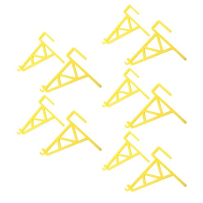 ANGGREK Beehive Frame Holder Grip, Beehive Inspection Bracket Lightweight Sturdy 10pcs for Honey Harvesting (Yellow) - color: Yellow