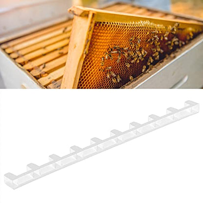 Yosoo Beekeeping Equipment Beehive Frame Strip Transition Clips, Beekeeping Tool, Plastic Spacers, for Smart, with High Strength