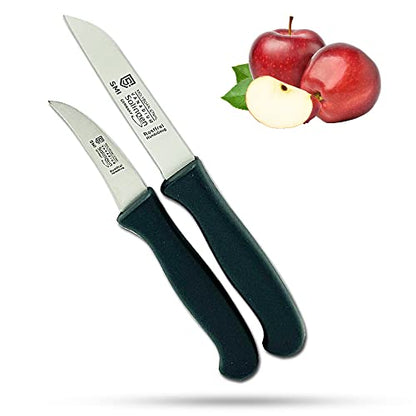 SMI – Solingen Paring Knife Set Germany Peeling Knife birds beak knife for Fruits and Vegetable Straight & Curved Stainless Steel Sharp Blade