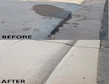 Terminator-HSD Concrete Oil Stain Remover Eco-Friendly Bio-Remediates and Removes Oil & Grease Stains on Concrete and Asphalt Driveways, Garages, Pavers, Patios, Parking Lots and Streets(2 LB) - size: 32 Ounce (Pack of 1)