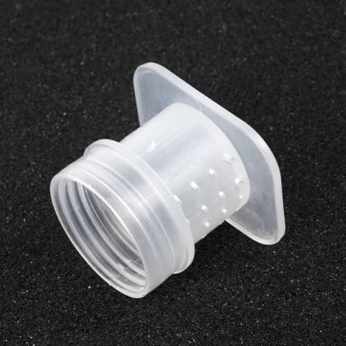 Bee Water Feeder 3 Pcs Plastic Hive Drinking Cup for Beekeeping Supplies for honeybee Hydration Watering Station for Garden Backyard Apiary Outdoor Bee Nesting Box Entrance 27mm White