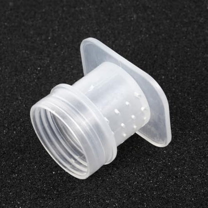 Bee Water Feeder 3 Pcs Plastic Hive Drinking Cup for Beekeeping Supplies for honeybee Hydration Watering Station for Garden Backyard Apiary Outdoor Bee Nesting Box Entrance 27mm White