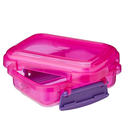 Sistema Lunch Collection Food Storage Containers, 6.7 oz./0.2 L, Pink/Green/Blue, 3 Count - size: 6.7oz