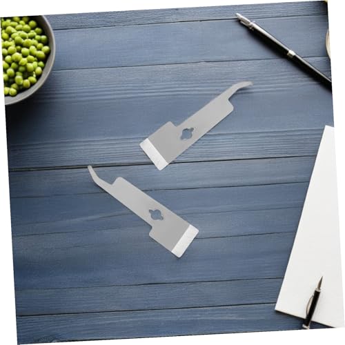 2pcs Stainless Steel Beekeeping Tools Curved Hive Scrapers with Frame Lifters for Efficient Honey Extraction and Beehive Maintenance