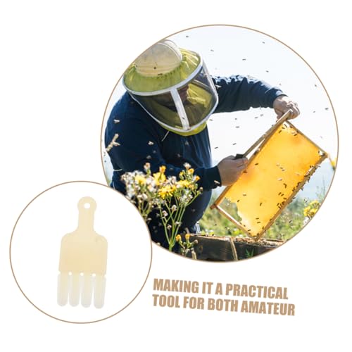 BESPORTBLE 2pcs Beehive Cleaning Tool Set Beekeeping Supplies Hive Scraper Brush Extractor Pen Beekeeping Tools Kit