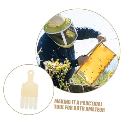 BESPORTBLE 2pcs Beehive Cleaning Tool Set Beekeeping Supplies Hive Scraper Brush Extractor Pen Beekeeping Tools Kit