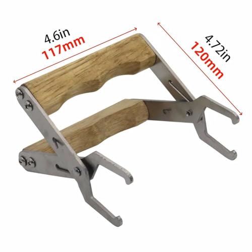 Beekeeping Frame Gripper, Frame Holder, FrameLifter Tool, New Upgrade Stainless Steel Beekeeping Equipment Bee Hive FrameGrip Tool