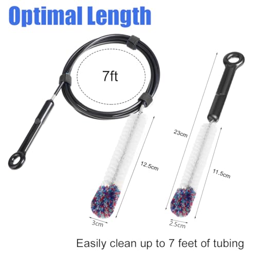 CPAP Tube Cleaning Brush 7ft Flexible Hose Cleaning Brush Kit Fits Most CPAP Tubing Hoses and Masks