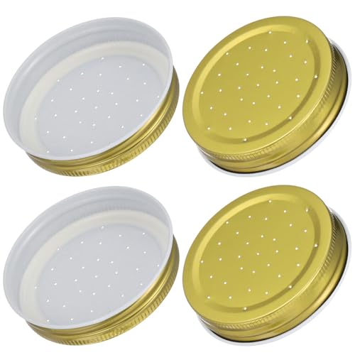 4Pcs Bee Water Feeder Beekeeping Equipment, Metal Beehive Waterer Lid, Easy Installation for Bee Feeding Beekeeping Equipment Tools