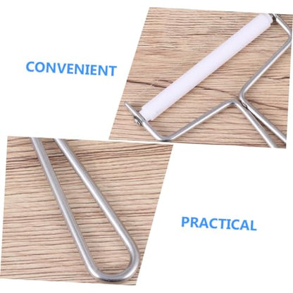 2pcs Stainless Steel Multi-purpose Cheese Slicer and Cream Cutter Efficient Butter Scraper for Kitchen and Bakery Ergonomic Wire Handle Silver Finish