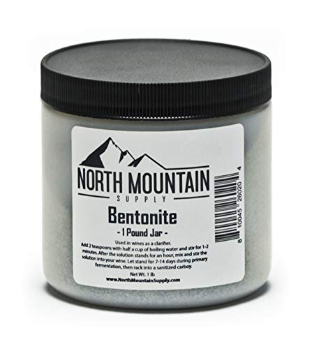FastRack 1 Gallon Glass Jar Fermentation Kit with Econolock Airlock and North Mountain Supply 1lb Bentonite Clay